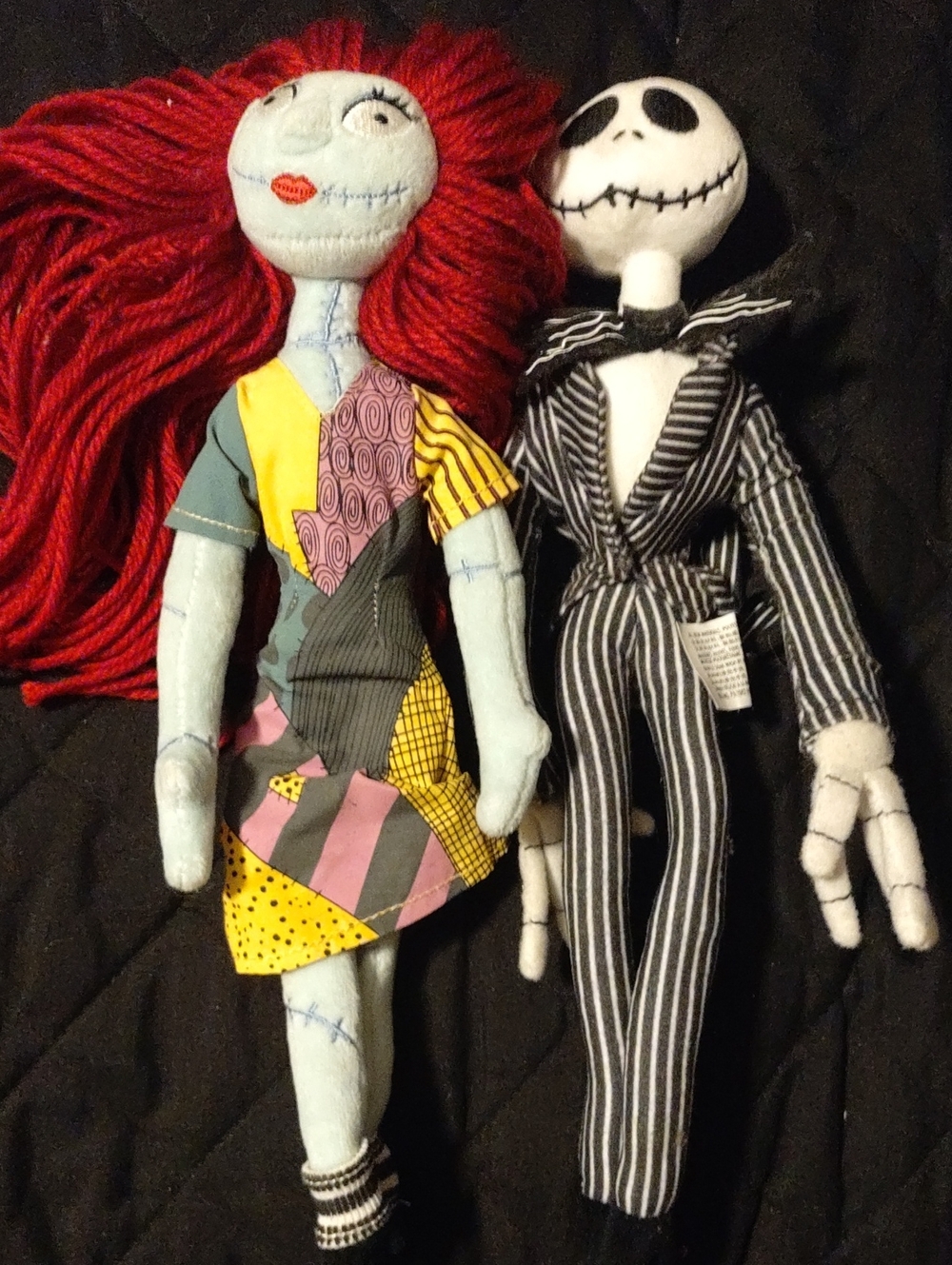 Nightmare Before Christmas Jack & Sally Posable 12 Dolls